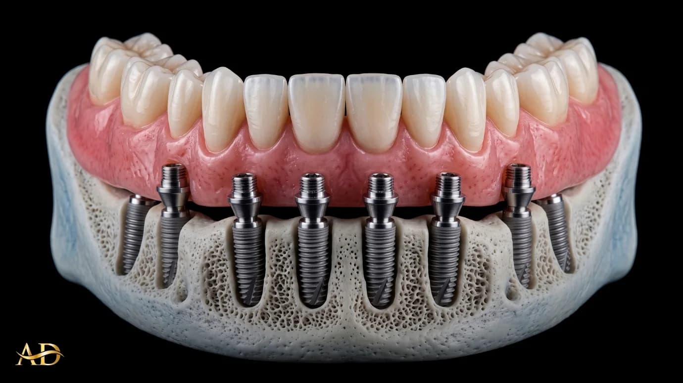 Implants dentaires All-on-8